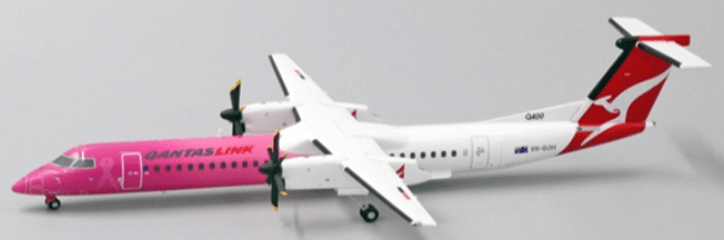 Pre - Order JC Wings XX2206 1:200 QantasLink Bombardier Dash 8 - Q400 "Pink Ribbon" H - QOH