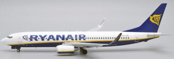 Pre - Order JC Wings XX2492 1:200 Ryanair Boeing 737 - 800 Reg: EI - EBI