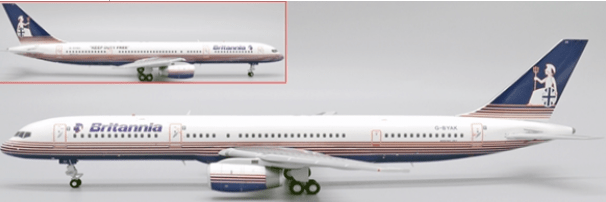 Pre - Order JC Wings XX2645 1:200 Britannia Airways Boeing 757 - 200 "Keep Duty Free" Reg: G - BYAK