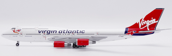 Pre - Order JC Wings XX40225A 1:400 Virgin Atlantic Boeing 747 - 400 "Tubular Belle" Reg: G - VHOT "Flaps Down"