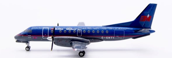 Pre-Order JC Wings XX40237 1:400 British Midland Airways Saab 340B Reg: G-GNTI