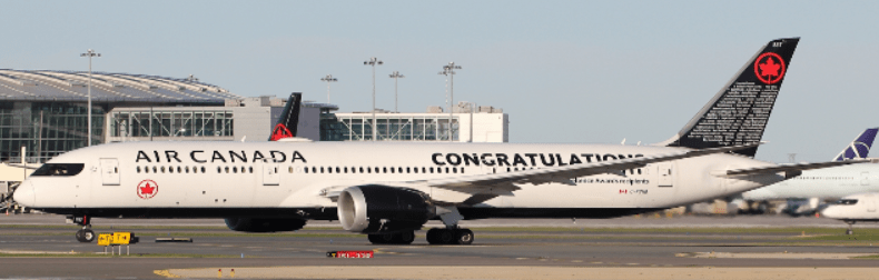 JC Wings XX40239 1:400 Air Canada Boeing 787-9 Dreamliner