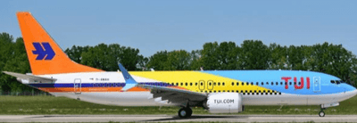 Pre - Order JC Wings XX40242 1:400 TUIfly Boeing 737 MAX 8 "50 Years" D - AMAH