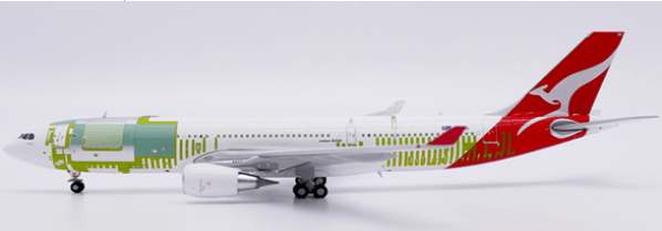 Pre - Order JC Wings XX40244 1:400 Qantas Freight Airbus A330 - 200(P2F) "Bare metal" Reg: VH - EBF
