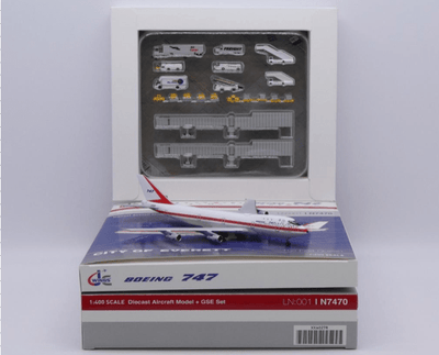 Pre - Order JC Wings XX40278 1:400 Boeing House Color 747 - 100 "First Prototype""Museum Version" Reg: N7470
