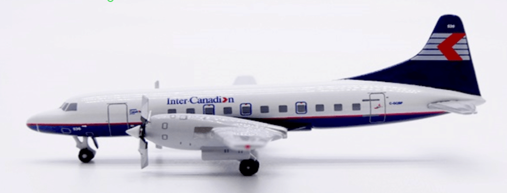 Pre - Order JC Wings XX40307 1:400 Inter - Canadien Convair CV - 580 Reg: C - GQBP