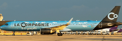 Pre - Order JC Wings XX40319 1:400 La Compagnie Airbus A321NEO "10 years old" Reg: F - HNCO