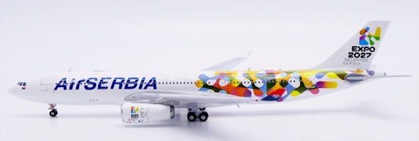 Pre-Order JC Wings XX40329 1:400 Air Serbia Airbus A330-200 "Expo 2027" Reg: YU-ARD