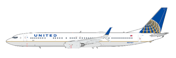 Pre - Order JC Wings XX40354 1:400 United Airlines Boeing 737 - 900ER Reg: N37437