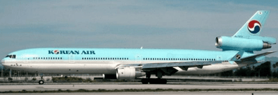 Pre - Order JC Wings XX40378 1:400 Korean Air McDonnell Douglas MD - 11 Reg: HL7373