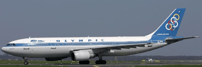 Pre - Order JC Wings XX40441 1:400 Olympic Airlines Airbus A300 - 600R Reg: SX - BEM