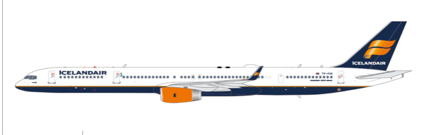 Pre - Order JC Wings XX40459X 1:400 Icelandair Boeing 757 - 300 "With Winglet" Reg: TF - FIX
