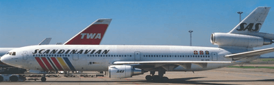 Pre - Order JC Wings XX40484 1:400 SAS Scandinavian Airlines McDonnell Douglas DC - 10 - 30 Reg: SE - DFD