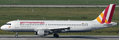 Pre - Order JC Wings XX40643 1:400 Germanwings Airbus A320 Reg: D - AIPT