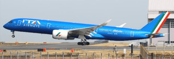 Pre - Order JC Wings XX40650A 1:400 ITA Airways Airbus A350 - 900XWB "Inspired by Alitalia" Reg: EI - IFA "Flaps Down"