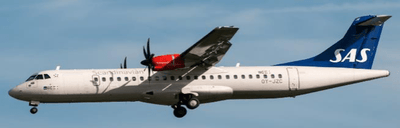 Pre - Order JC Wings XX40663 1:400 SAS Scandinavian Airlines ATR72 - 600 "OC" Reg: OY - JZC