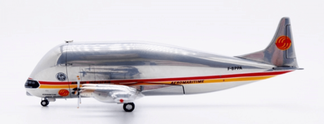 Pre - Order JC Wings XX40693 1:400 Airbus Industrie (Aeromaritime) Aero Spacelines 337SGT Super Guppy Turbine "Polished" Reg: F - GPPA