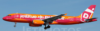 Pre - Order JC Wings XX40721 1:400 Jetblue Airbus A320 "Dunkin" Reg: N643JB