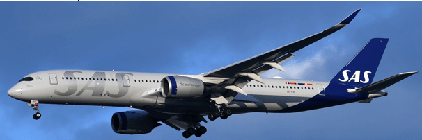 Pre - Order JC Wings XX40770 1:400 SAS Scandinavian Airlines Airbus A350 - 900XWB "Skyteam logo" Reg: SE - RSF