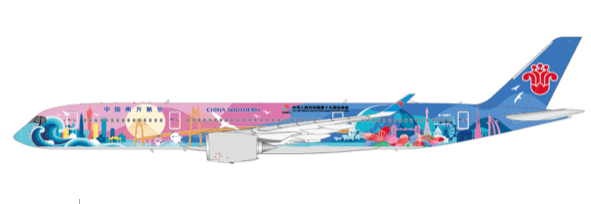 Pre - Order JC Wings XX40828A 1:400 China Southern Airlines Airbus A350 - 900XWB "15th National Games" Reg: B - 308T "Flaps Down"