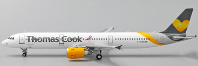 Pre - Order JC Wings XX4432 1:400 Thomas Cook Airbus A321 "Pink Ribbon" G - TCDW