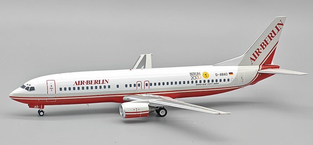 Pre - Order JFox JF - 737 - 4 - 001 1:200 737 - 4Y0 Air Berlin “Berlin 2000” D - ABAD