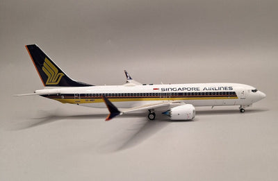 Pre - Order JFox JF - 737 - 8M - 012L 1:200 737 - 8 Max Singapore Airlines 9V - MBP
