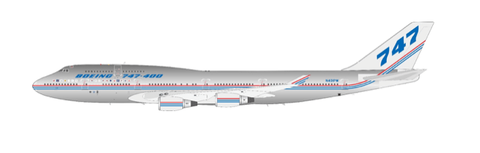 KJ Models KJ-B744-175 1:200 N401PW Boeing 747-400 N401PW 
