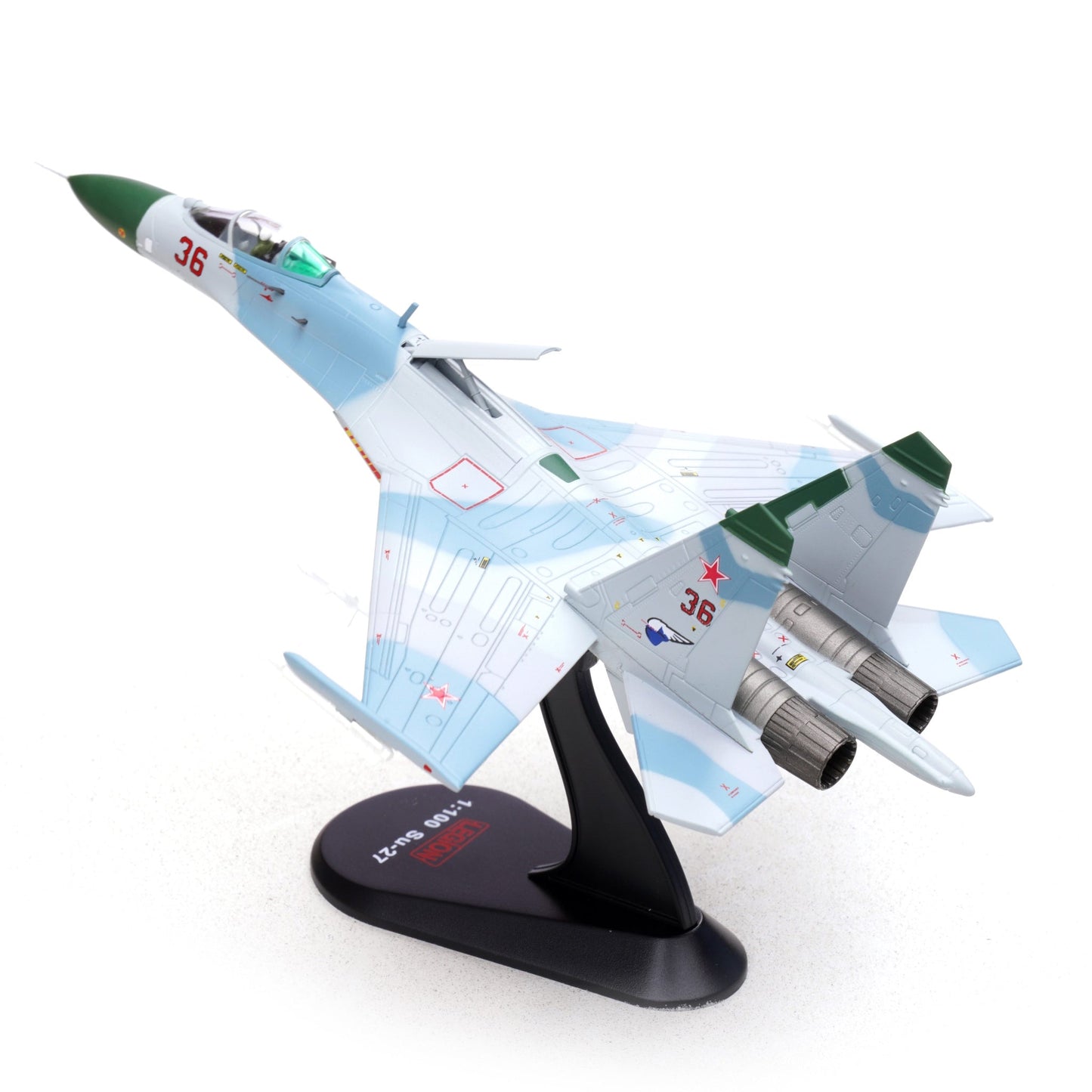 Pre - Order Legion Models LEG - 14701LA 1:100 Sukhoi Su - 27 Flanker - B – Red 36, 941st IAP, Soviet Air Force, Barents Sea, 1987 (Norwegian P - 3 Orion collision)
