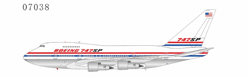 NG Models 07038 1:400 The Boeing Company 747SP N747SP