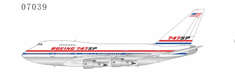 NG Models 07039 1:400 The Boeing Company 747SP N40135