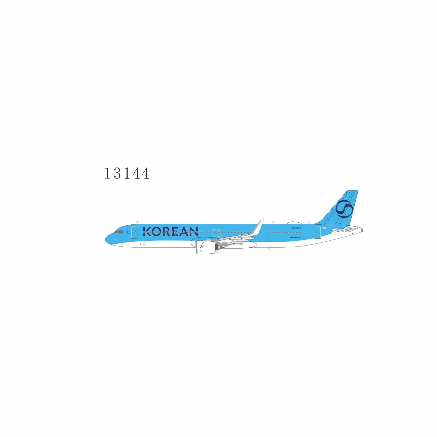 Pre-Order NG Models 13144 1:400 Korean Air A321neo HL8509 Korean Air's first A321 in 2025's new standard livery