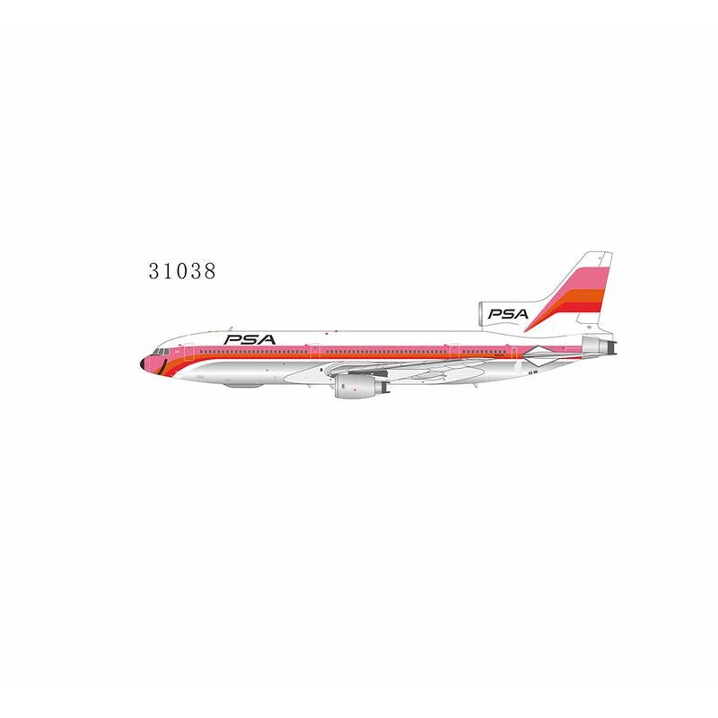 Pre - Order NG Models 31038 1:400 PSA Airlines L - 1011 - 1 N10114 (With Extra Underbody Fairing)