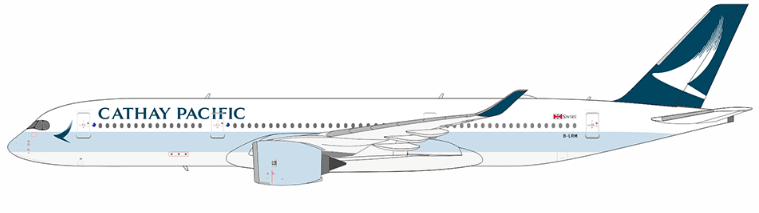 NG Models 39078 1:400 Cathay Pacific Airways A350 - 900 B - LRM