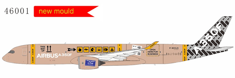 NG Models 46001 1:400 Airbus A350F F - WXLD (new mould' first launch)