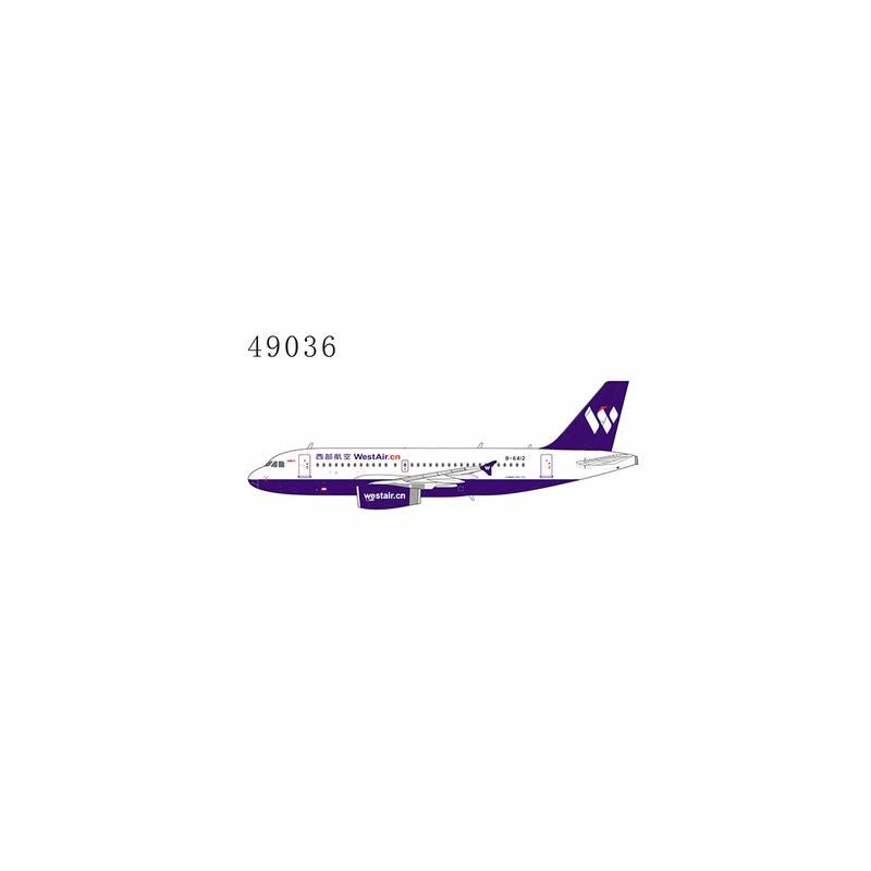 Pre - Order NG Models 49036 1:400 West Air A319 B - 6412