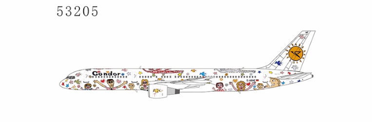 NG Models 53205 1:400 Condor 757 - 200 D - ABNF (Rizzi Bird livery)