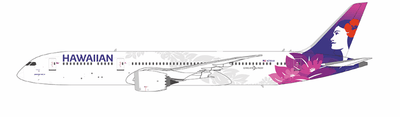 Pre - Order NG Models 55127 1:400 Hawaiian Air 787 - 9 Dreamliner N781HA (first 787 - 9 Dreamliner received by HA; named "Kapuahi")