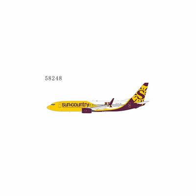 Pre - Order NG Models 58248 1:400 Sun Country Airlines 737 - 800/w N809SY (New Golden Gophers livery)