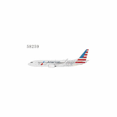 Pre-Order NG Models 58259 1:400 American Airlines 737-800/w N840NN (100th Anniversary)