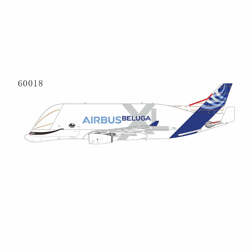 Pre - Order NG Models 60018 1:400 Airbus Transport International A330 - 743L Beluga XL F - WBXL