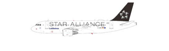 NG Models 61082 1:400 Air China A330 - 200 B - 6075 (Star Alliance)