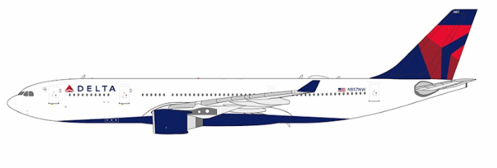 NG Models 61096 1:400 Delta Air Lines A330 - 200 N857NW(2024.12)