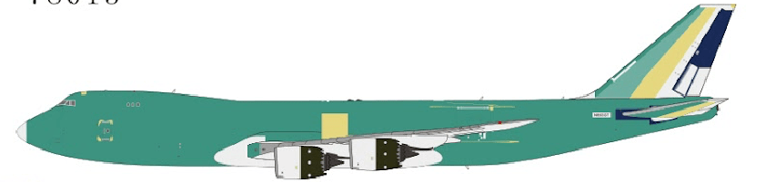 NG Models 78013 1:400 Atlas Air 747 - 8F N833UP(the last 747 in bare metal livery)(Exclusive)(2024.12)