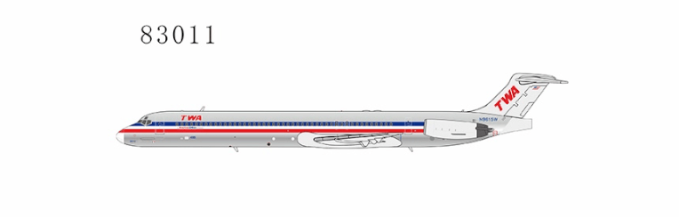 NG Models 83011 1:400 Trans World Airlines (American Airlines) MD - 83 N9615W (hybrid)