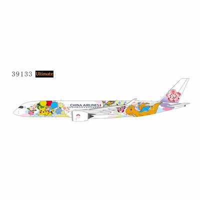 Pre - Order NG Models ULTIMATE 39133 1:400 China Airlines A350 - 900 B - 18916 (Pikachu Jet CI 2)