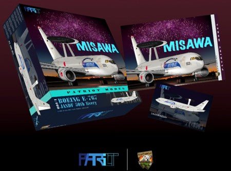 Pre - Order Patriot Model PT - 400 - 013 1:400 Boeing E - 767 AWACS 74 - 3503 JASDF, Misawa Airbase "50th Anniversary"