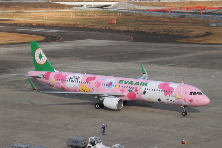 Pre - Order Phoenix 04635 1:400 EVA Air A321 B - 16217 "Pinky Jet"