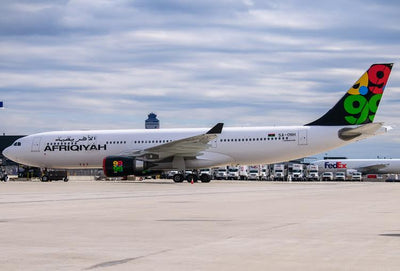 Pre - Order Phoenix 12062 1:400 Afriqiyah Airways A330 - 200 5A - ONH