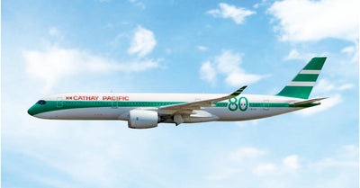 Pre - Order Phoenix Models 04682 1:400 Cathay Pacific Airbus A350 - 900 "80th Anniversary Retro" B - LRJ